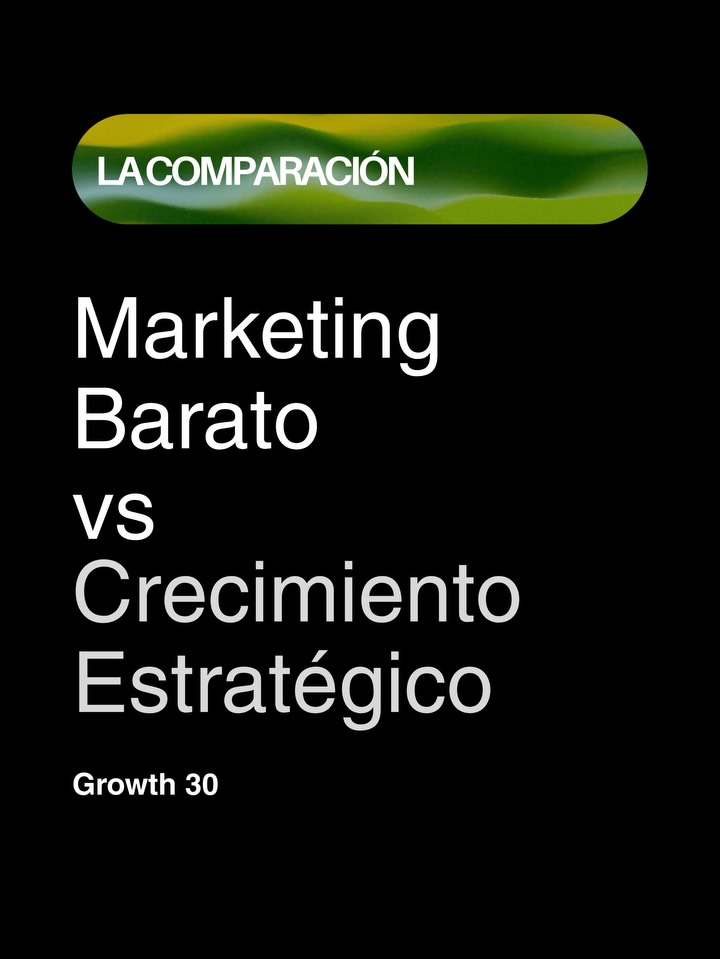 Carrusel de Instagram de Growth 30